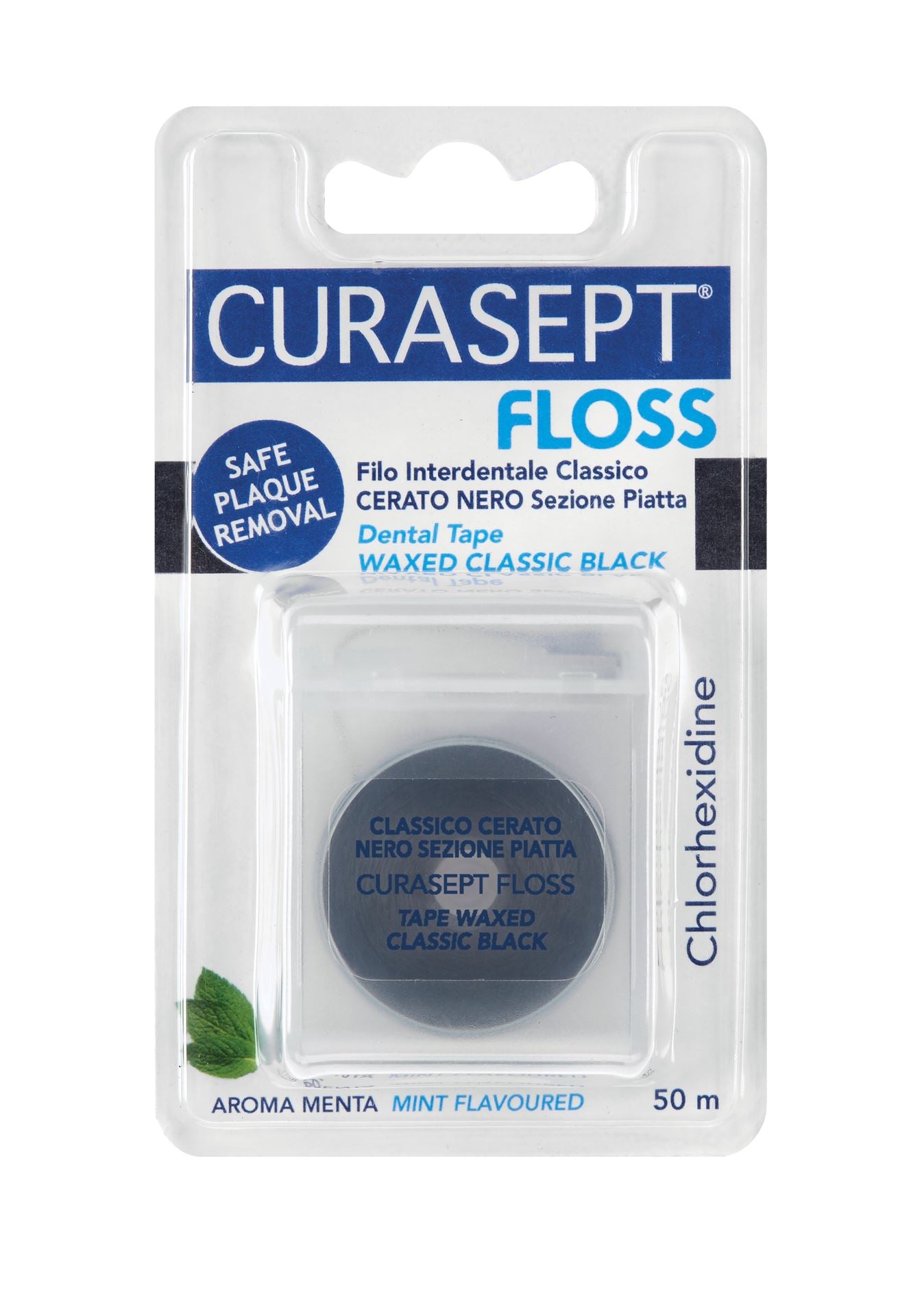 Curasept Waxed Black Floss