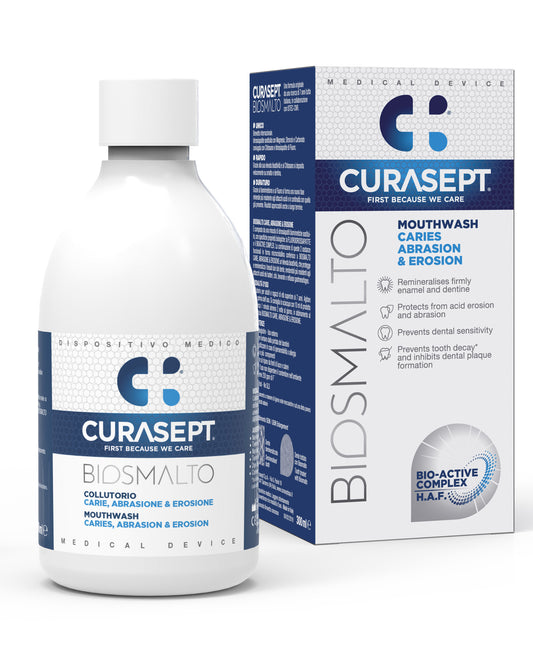 Curasept Biosmalto Mouth Wash For Cavities, Abrasion And Erosion